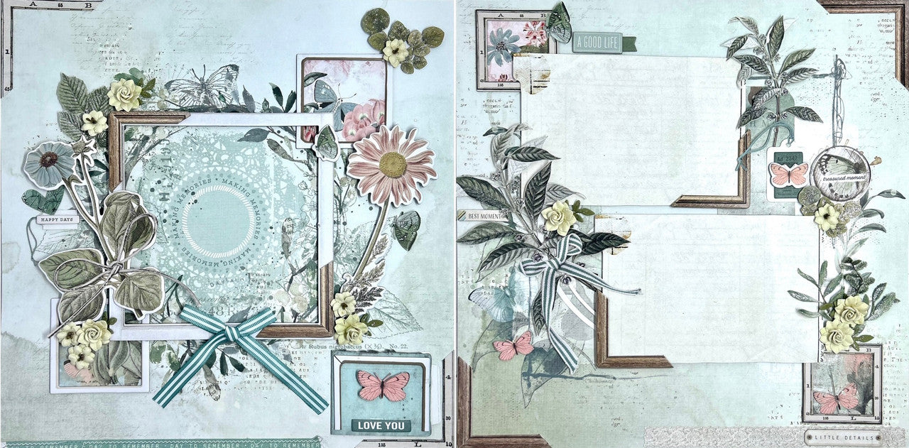 Un diseño de 2 páginas para una buena vida